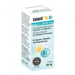 CEFAVIT D3 K2 Liquid pur Tropfen zum Einnehmen 20 ml