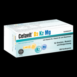 CEFAVIT D3 K2 Mg 2.000 I.E. Hartkapseln 46,7 g