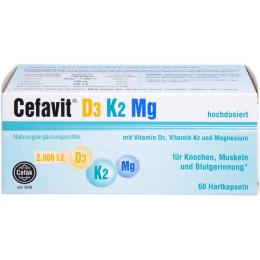 CEFAVIT D3 K2 Mg 2.000 I.E. Hartkapseln 60 St. (46,6 g)