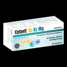 CEFAVIT D3 K2 Mg 2.000 I.E. Hartkapseln 64,7 g