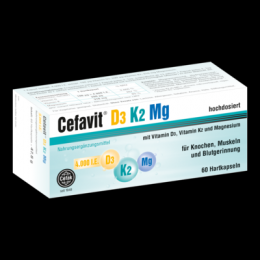 CEFAVIT D3 K2 Mg 4.000 I.E. Hartkapseln 47,6 g