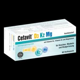 CEFAVIT D3 K2 Mg 7.000 I.E. Hartkapseln 46,3 g