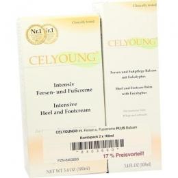 CELYOUNG Intensiv Fersen Fußcr.+Balsam 2x100ml 1 St.