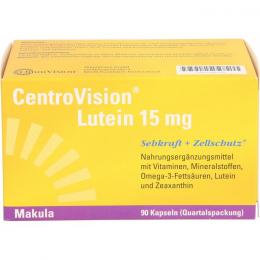 CENTROVISION Lutein 15 mg Kapseln 90 St.