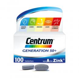 Centrum Generation 50+ Mikronährstoffe von A bis Zink 100 St Tabletten