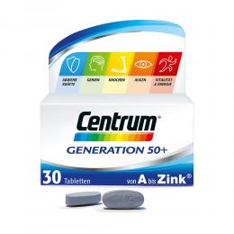 Centrum Generation 50+ Mikronährstoffe von A bis Zink 30 St Tabletten