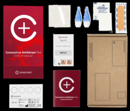 CERASCREEN Coronavirus Antikrper Test z.Einsenden 1 St