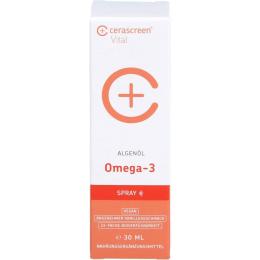 CERASCREEN Omega-3 Algenöl DHA+EPA vegan Spray 30 ml