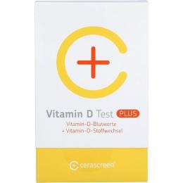 CERASCREEN Vitamin D Plus Blutwerte+Stoffwech.Test 1 St.