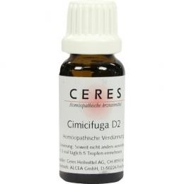 CERES Cimicifuga D 2 Dilution 20 ml