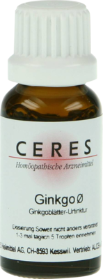 CERES Ginkgo Urtinktur 20 ml