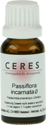 CERES Passiflora incarnata Urtinktur 20 ml