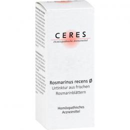 CERES Rosmarinus recens Urtinktur 20 ml