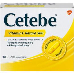 CETEBE Vitamin C Retardkapseln 500 mg 120 St.