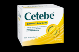 CETEBE Vitamin C Retardkapseln 500 mg 180 St