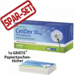 CETIDEX 10 mg Filmtabletten 100 St