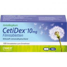 CETIDEX 10 mg Filmtabletten 100 St.