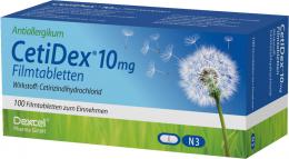 Cetidex 10 mg Filmtabletten 100 St Filmtabletten