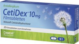 CETIDEX 10 mg Filmtabletten 20 St