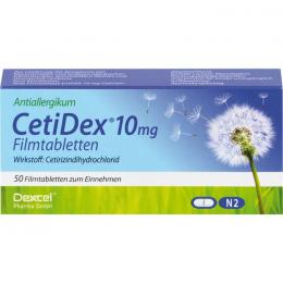 CETIDEX 10 mg Filmtabletten 50 St.