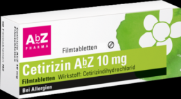 CETIRIZIN AbZ 10 mg Filmtabletten 20 St