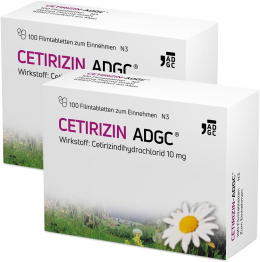CETIRIZIN ADGC 2 x 100 Filmtabletten