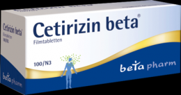 CETIRIZIN beta Filmtabletten 100 St