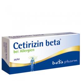 CETIRIZIN beta Filmtabletten 20 St