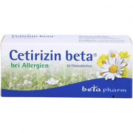 CETIRIZIN beta Filmtabletten 30 St.