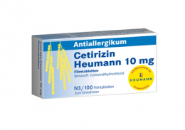 CETIRIZIN Heumann 10 mg Filmtabletten 100 St