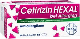 Cetirizin Hexal bei Allergien 50 St Filmtabletten