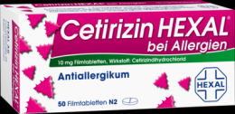 CETIRIZIN HEXAL Filmtabletten bei Allergien 50 St