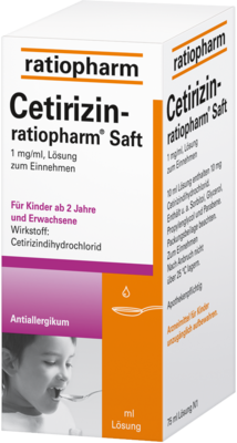 CETIRIZIN-ratiopharm Saft 150 ml