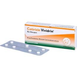 CETIRIZIN Vividrin 10 mg Filmtabletten 7 St.
