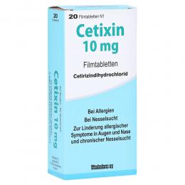 CETIXIN 10 mg Filmtabletten 20 St Filmtabletten