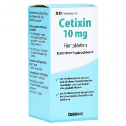Ein aktuelles Angebot für CETIXIN 10 mg Filmtabletten 50 St Filmtabletten Innere Anwendung - jetzt kaufen, Marke Blanco Pharma GmbH.