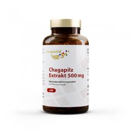 CHAGA PILZ Extrakt 500 mg Kapseln 100 St