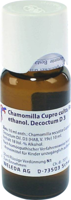 CHAMOMILLA CUPRO culta Radix D 3 Dilution 50 ml