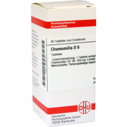 CHAMOMILLA D 6 Tabletten 80 St