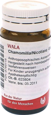 CHAMOMILLA/NICOTIANA Globuli 20 g