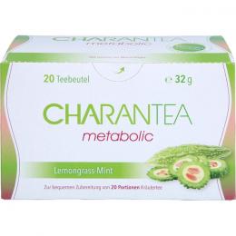 CHARANTEA metabolic Lemon/Mint Filterbeutel 20 St.