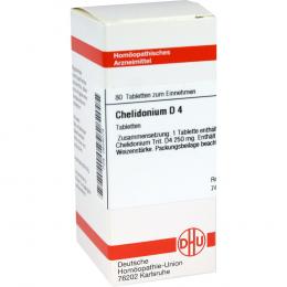 CHELIDONIUM D 4 Tabletten 80 St Tabletten