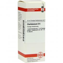 CHELIDONIUM D 6 Dilution 20 ml Dilution