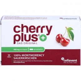 CHERRY PLUS Das Original Montmorency Sauerk.-Kaps. 60 St.
