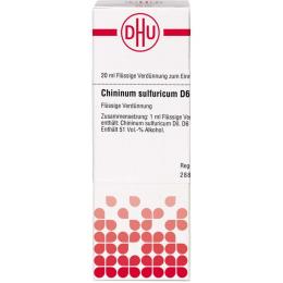 CHININUM SULFURICUM D 6 Dilution 20 ml