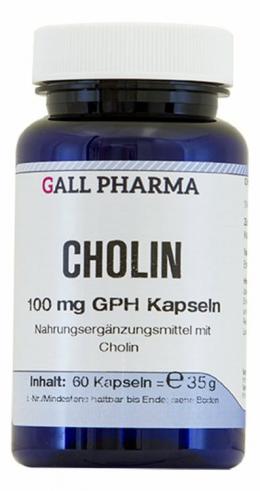 CHOLIN 100 mg GPH Kapseln 60 St Kapseln