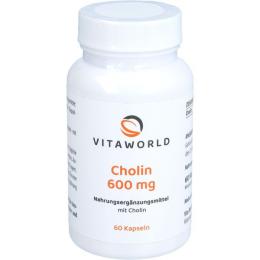 CHOLIN 600 mg Kapseln 60 St. (52,2 g)