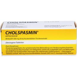 CHOLSPASMIN Artischocke überzogene Tabletten 30 St.