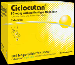 CICLOCUTAN 80 mg/g wirkstoffhaltiger Nagellack 6 g