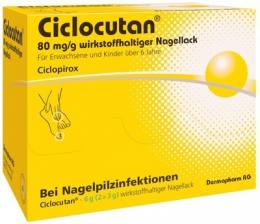 CICLOCUTAN 80 mg/g wirkstoffhaltiger Nagellack 6 g